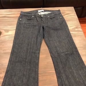 Bell bottom denim pants